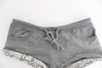 Lingerie Gray Mini Shorts Sleepwear Hotpants Ermanno Scervino
