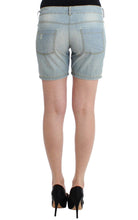 Beachwear Blue Denim City Casual Dress Shorts Ermanno Scervino