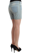 Beachwear Blue Denim City Casual Dress Shorts Ermanno Scervino
