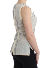 Beachwear Striped Top Blouse Shirt Bow Tank Ermanno Scervino