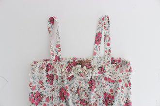 Beachwear Pink Floral Beach Mini Dress Short Ermanno Scervino