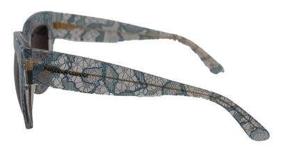 Blue Lace Acetate Crystal Butterfly DG4231 Sunglasses Dolce & Gabbana