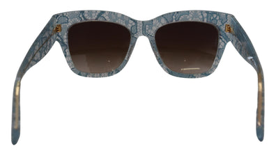 Blue Lace Acetate Crystal Butterfly DG4231 Sunglasses Dolce & Gabbana