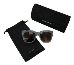 Blue Lace Acetate Crystal Butterfly DG4231 Sunglasses Dolce & Gabbana