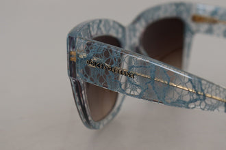 Blue Lace Acetate Crystal Butterfly DG4231 Sunglasses Dolce & Gabbana