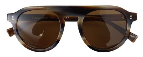Brown Tortoise Oval Full Rim Eyewear DG4306 Sunglasses Dolce & Gabbana