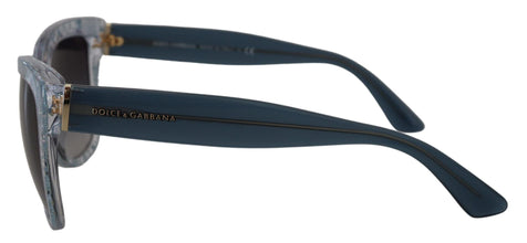 Blue Lace Acetate Rectangle Shades DG4226 Sunglasses Dolce & Gabbana