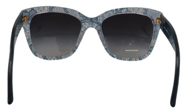 Blue Lace Acetate Rectangle Shades DG4226 Sunglasses Dolce & Gabbana