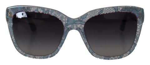 Blue Lace Acetate Rectangle Shades DG4226 Sunglasses Dolce & Gabbana