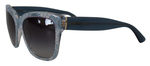Blue Lace Acetate Rectangle Shades DG4226 Sunglasses Dolce & Gabbana