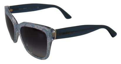 Blue Lace Acetate Rectangle Shades DG4226 Sunglasses Dolce & Gabbana