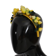 Yellow Lemons Sicily Crystal Diadem Tiara Headband Dolce & Gabbana