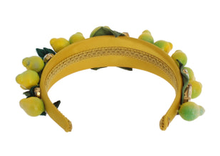 Yellow Lemons Sicily Crystal Diadem Tiara Headband Dolce & Gabbana