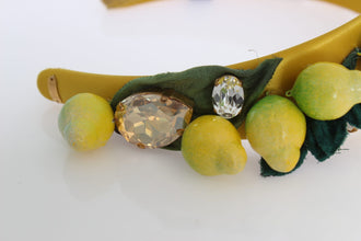 Yellow Lemons Sicily Crystal Diadem Tiara Headband Dolce & Gabbana