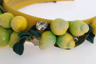 Yellow Lemons Sicily Crystal Diadem Tiara Headband Dolce & Gabbana