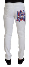 White Slim Skinny Stretch Cotton Denim Jeans Dolce & Gabbana