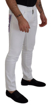 White Slim Skinny Stretch Cotton Denim Jeans Dolce & Gabbana