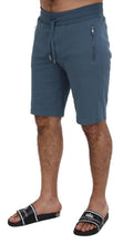 Blue Cotton Bermuda Casual Mens Shorts Dolce & Gabbana