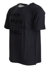 Gray Crewneck Cotton Short Sleeve  T-shirt Dolce & Gabbana