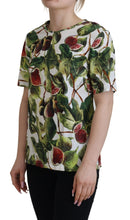 Crew-neck Cotton Top Blouse Fruit T-shirt Dolce & Gabbana