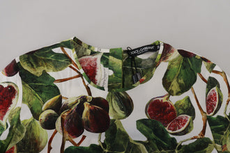 Crew-neck Cotton Top Blouse Fruit T-shirt Dolce & Gabbana