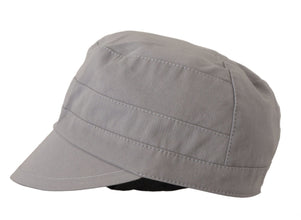 Gray Newsboy Cap Men Capello Cotton Hat Dolce & Gabbana