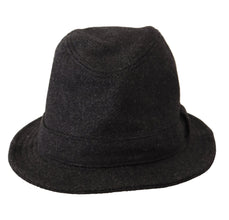Gray Virgin Wool Logo Fedora Trilby Cappello Hat Dolce & Gabbana