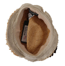 Yellow Ribbon Floral Embellished Straw Hat Dolce & Gabbana