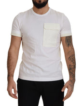 White Flap Pocket Short Sleeves T-shirt Dolce & Gabbana