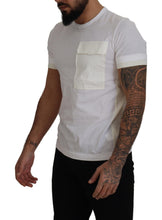 White Flap Pocket Short Sleeves T-shirt Dolce & Gabbana
