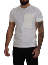 White Flap Pocket Short Sleeves T-shirt Dolce & Gabbana