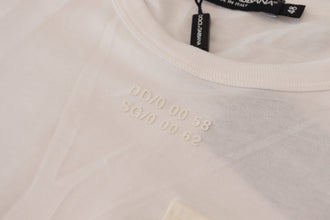 White Flap Pocket Short Sleeves T-shirt Dolce & Gabbana