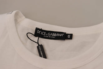 White Flap Pocket Short Sleeves T-shirt Dolce & Gabbana