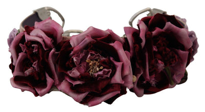 Multicolor Floral Appliques Metal Shoulder Strap Dolce & Gabbana