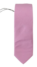 Pink Classic Men Necktie Accessory Silk Tie Daniele Alessandrini