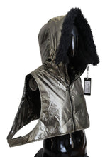 Silver Fur Whole Head Wrap Men Capello Nylon Hat Dolce & Gabbana
