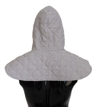 White Quilted Whole Head Wrap One Size Nylon Hat Dolce & Gabbana