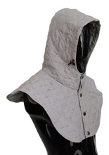 White Quilted Whole Head Wrap One Size Nylon Hat Dolce & Gabbana