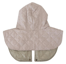 White Quilted Whole Head Wrap One Size Nylon Hat Dolce & Gabbana