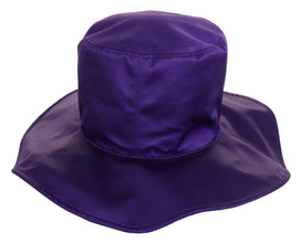 Purple Silk Stretch Top Hat Dolce & Gabbana