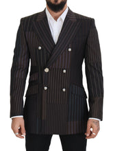 Multicolor Patchwork Stripes SICILIA Blazer Dolce & Gabbana