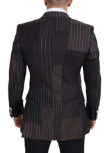 Multicolor Patchwork Stripes SICILIA Blazer Dolce & Gabbana