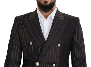 Multicolor Patchwork Stripes SICILIA Blazer Dolce & Gabbana