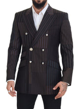 Multicolor Patchwork Stripes SICILIA Blazer Dolce & Gabbana