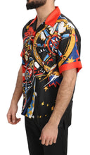 Multicolor Printed Short Sleeves Casual Shirt Dolce & Gabbana