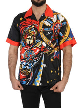 Multicolor Printed Short Sleeves Casual Shirt Dolce & Gabbana
