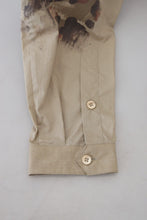 Beige Camouflage Cotton Long Sleeves Shirt Dolce & Gabbana