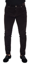 Brown Corduroy Men Casual Trouser Pants Dolce & Gabbana