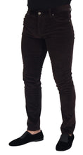 Brown Corduroy Men Casual Trouser Pants Dolce & Gabbana