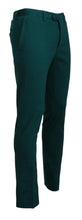Green Straight Fit Men Formal Trousers Pants BENCIVENGA
